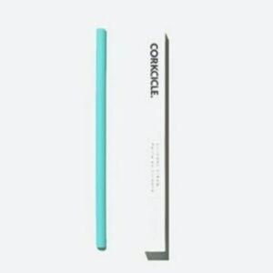 Corkcicle Silicone Reusable Straw Teal Aqua